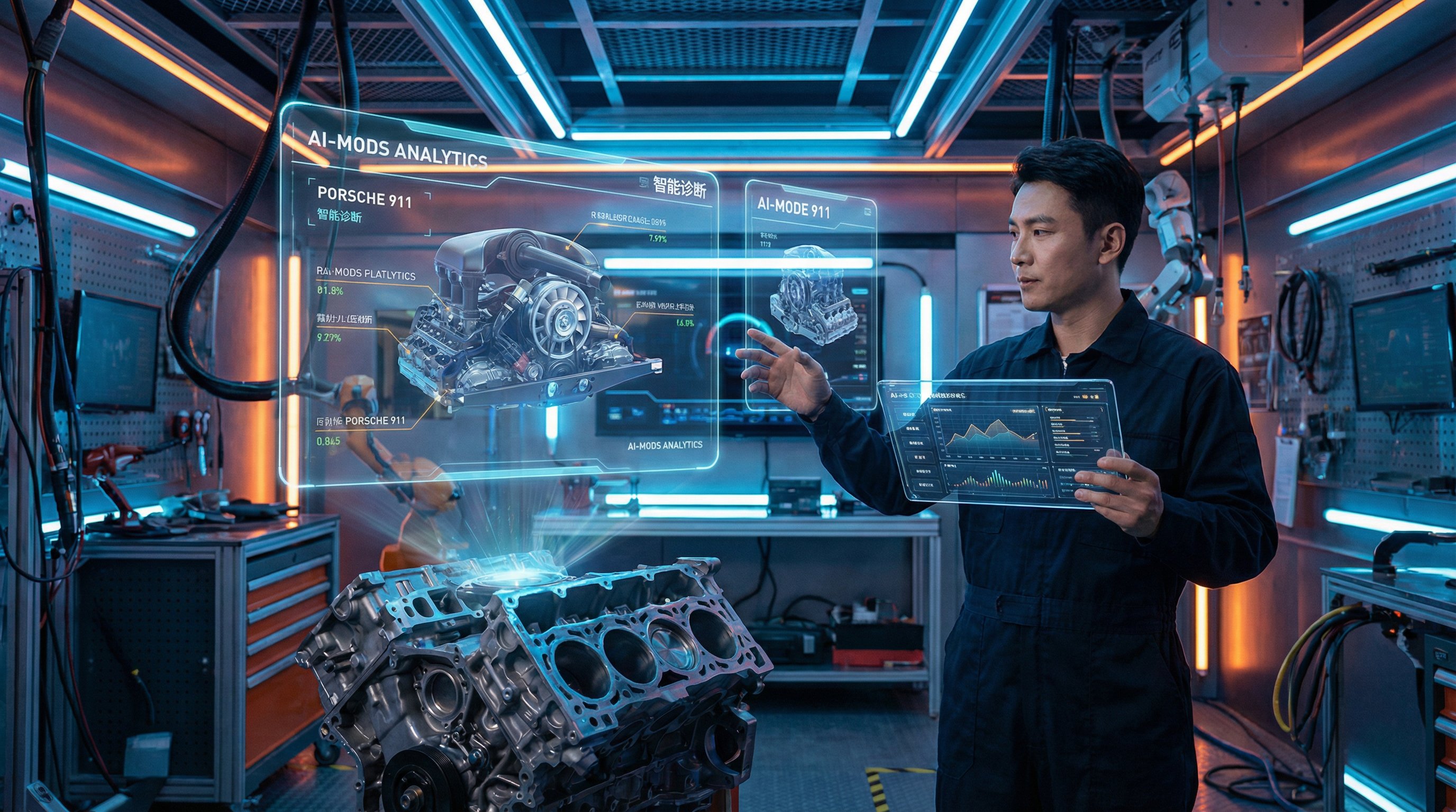 玩物社区 AI赋能修车改装视频制作